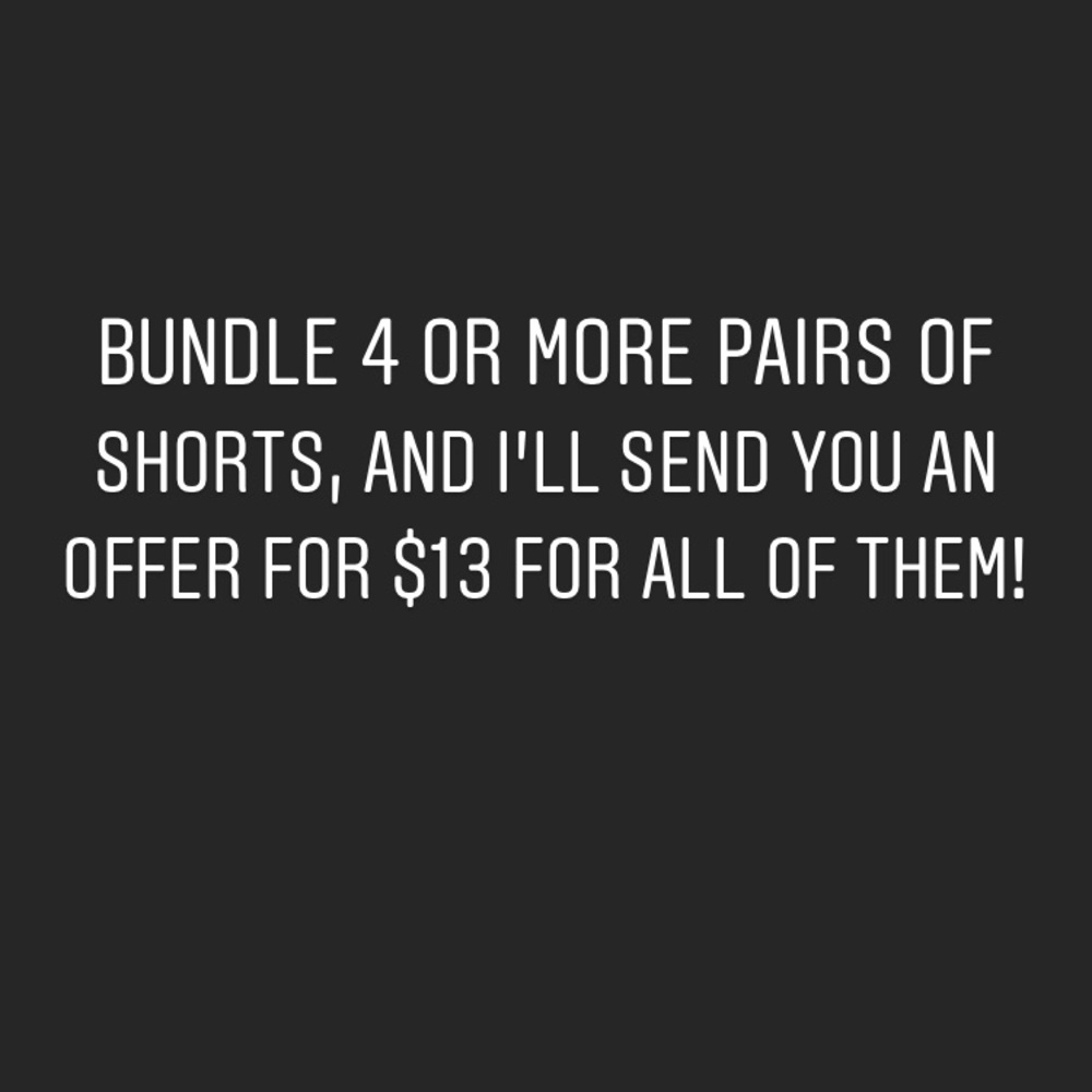 Denim shorts bundle, size 24 and 25 - do not buy!